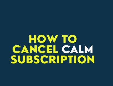 How to Cancel Your Calm Subscription